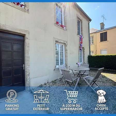 Les Continents Maison Spacieuse 4 Belles Parking Privatif Terrasse A 5 Mn A Pied Tous Commerces Et 20 Mn Omaha Et A 15 Mn De Bayeux