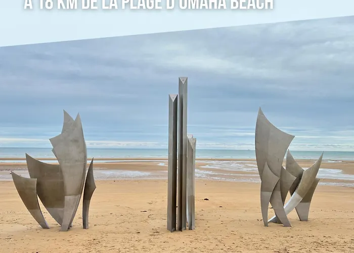 Les Continents Maison Spacieuse 4 Belles Parking Privatif Terrasse A 5 Mn A Pied Tous Commerces Et 20 Mn Omaha Et A 15 Mn De Bayeux Holiday home Le Molay-Littry