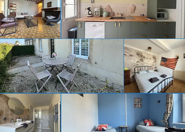 Les Continents Maison Spacieuse 4 Belles Parking Privatif Terrasse A 5 Mn A Pied Tous Commerces Et 20 Mn Omaha Et A 15 Mn De Bayeux